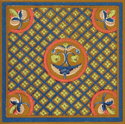 Border of a manuscript in the British Museum, Chapter VII, plate XXIX from 